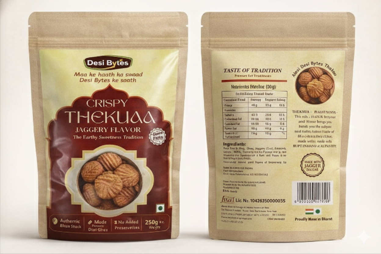THEKHUA JAGGERY FLAVOR.